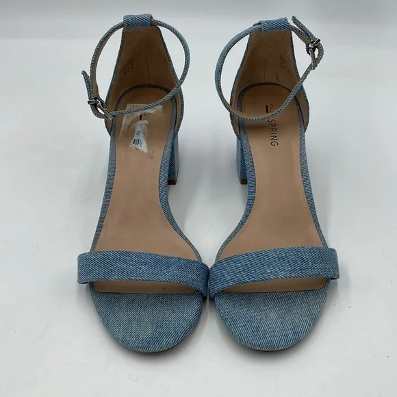 Call it Spring Hecho Denim Slingback Sandal - Picture 2 of 6